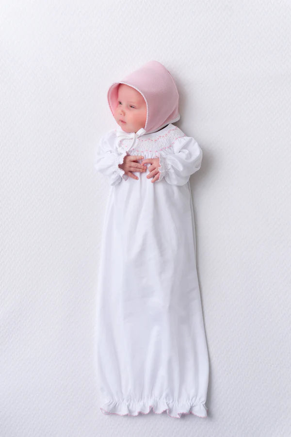 Sweetly Smocked Greeting Gown 0-3M