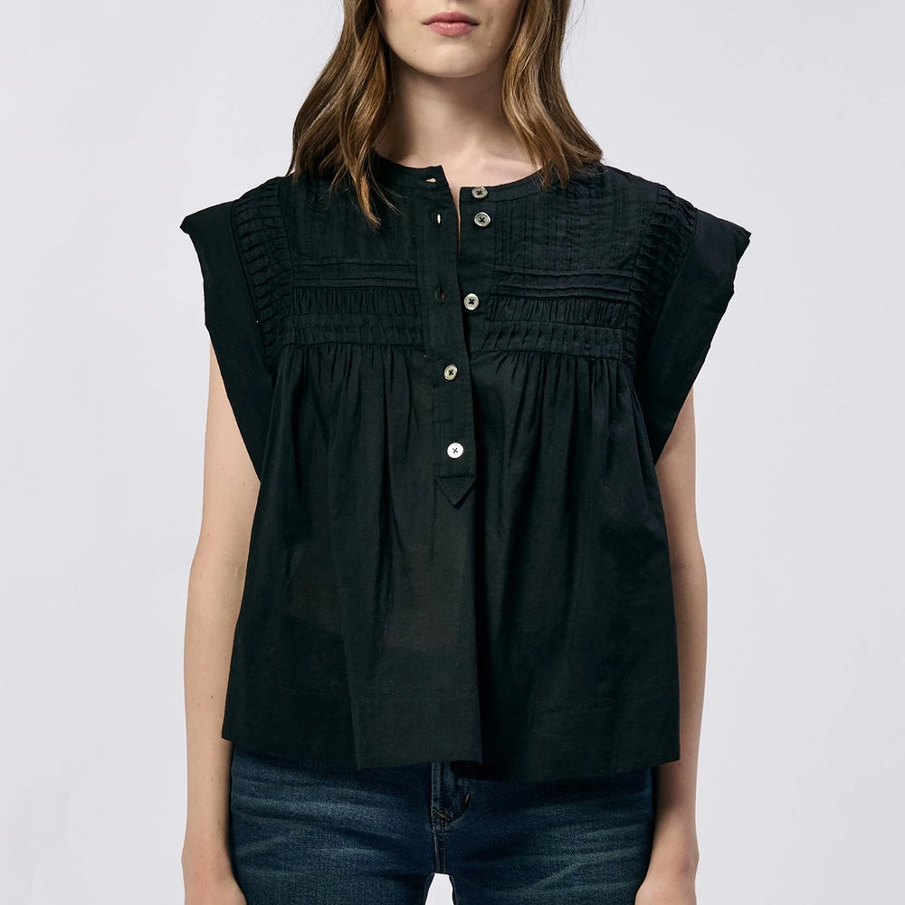 Dear John Black Shaya Blouse