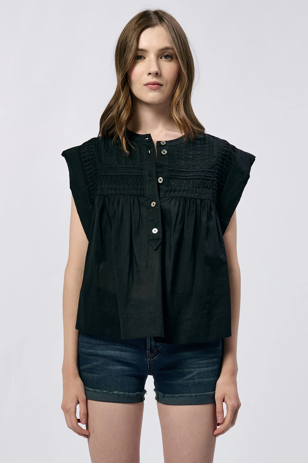 Dear John Black Shaya Blouse