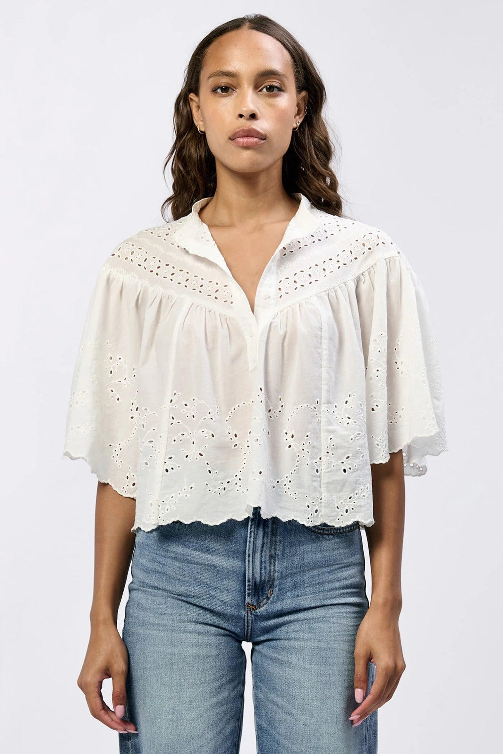 Dear John Eyelet Elodia Blouse
