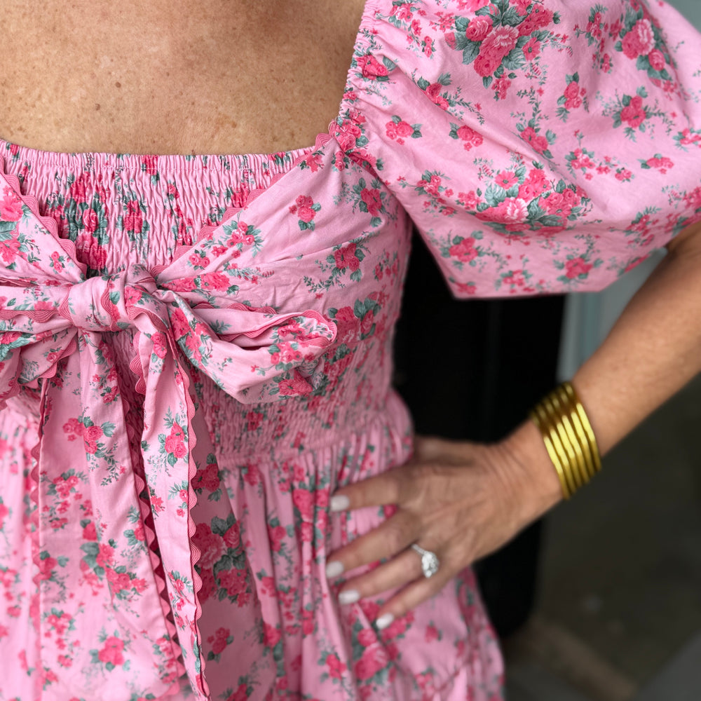 
                      
                        Perfectly Pink Floral Dress
                      
                    