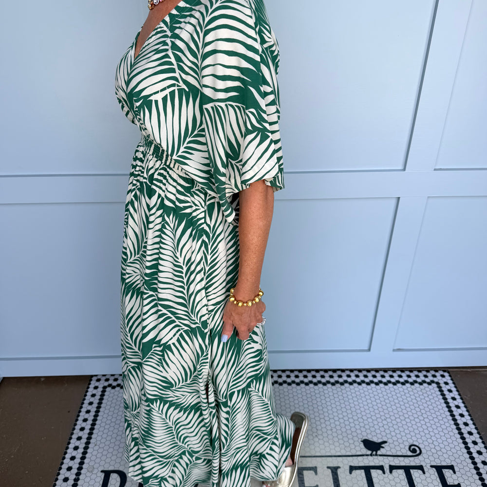 green poppy dress THE POPPY DRESS- GREEN MARIGOLD FloraWear Co