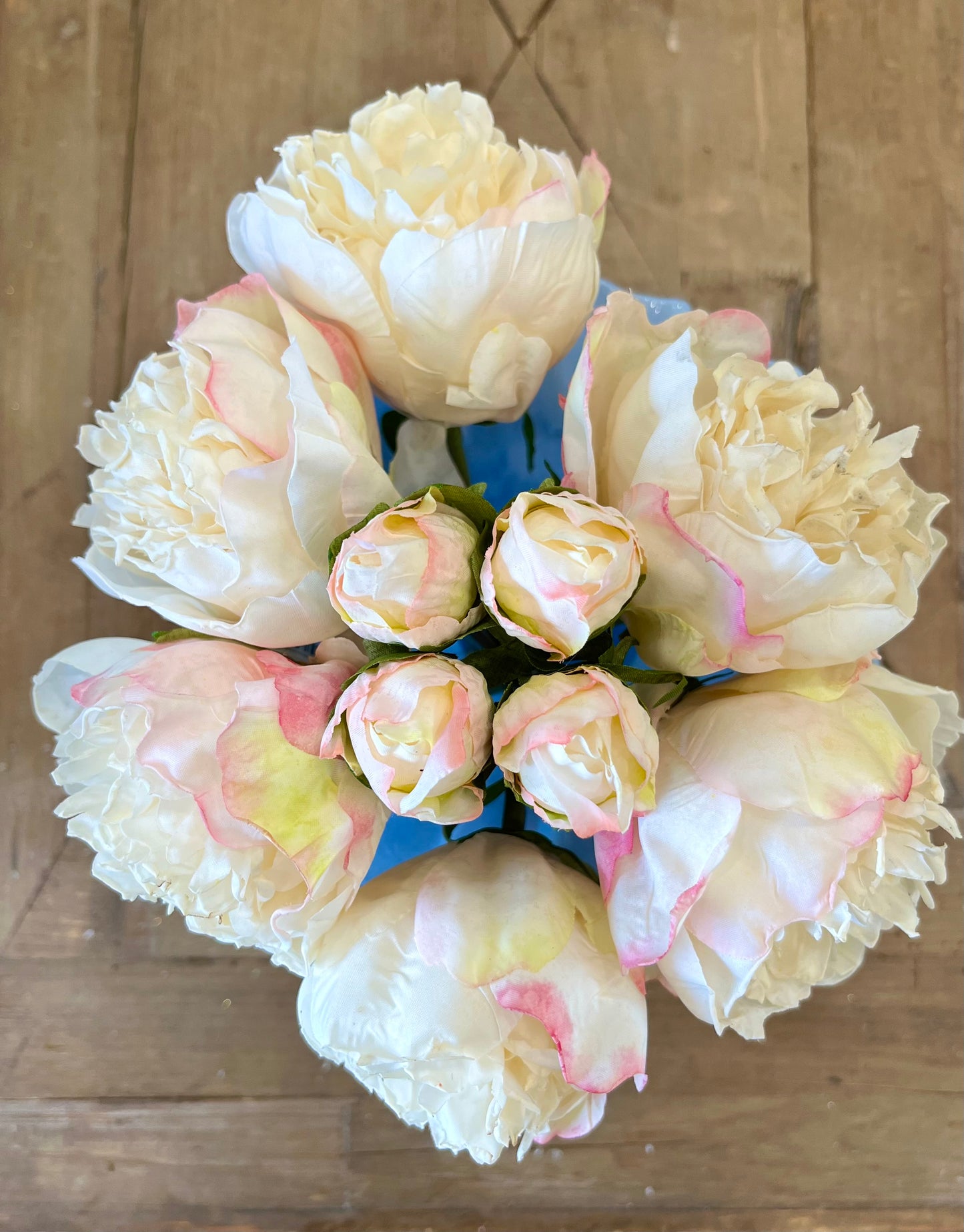 Blush White English Rose Bouquet