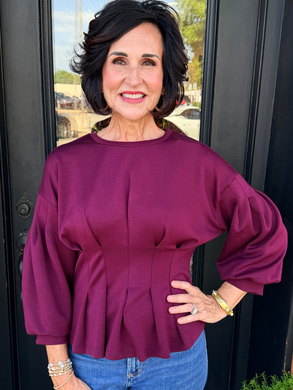 Deep Plum Top