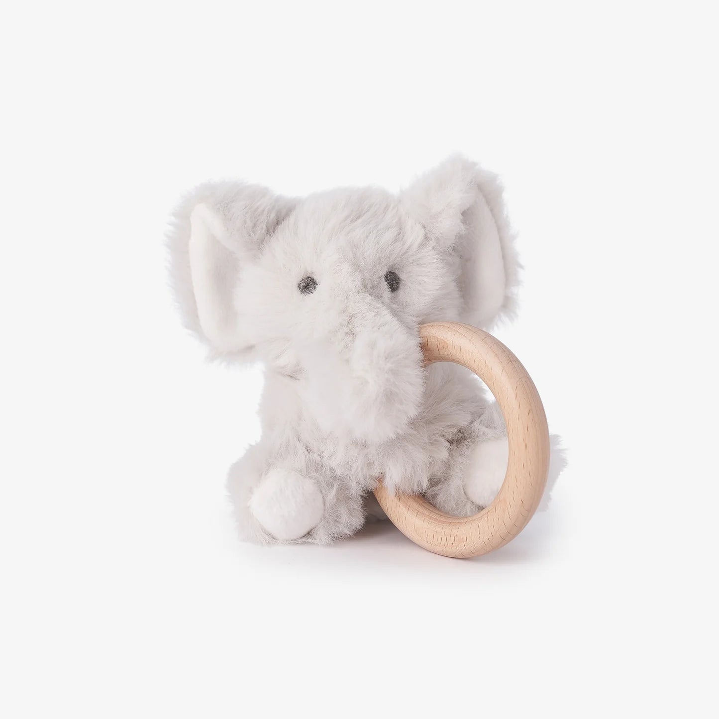Elephant Ring Rattle Plush