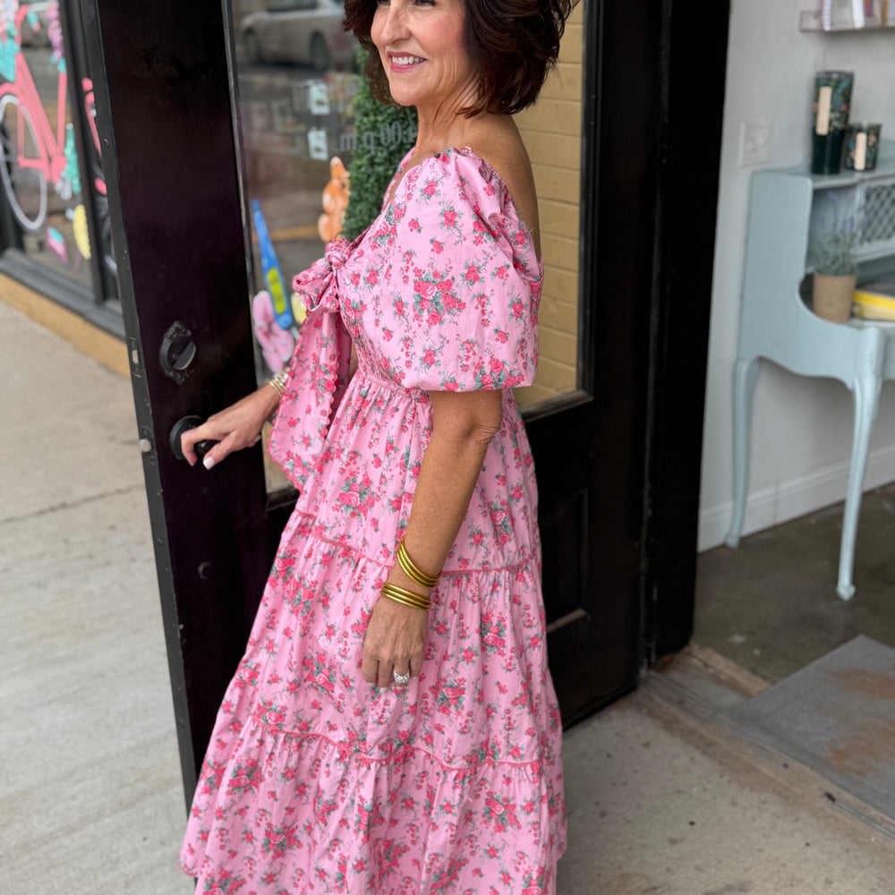 Perfectly Pink Floral Dress