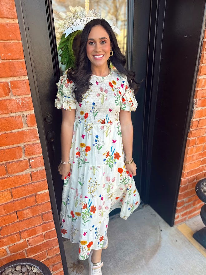 
                      
                        Floral Garden Dress
                      
                    