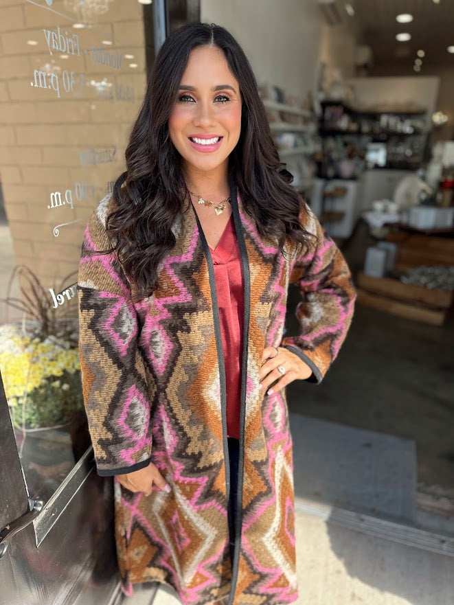 
                      
                        Aztec Cowgirl Cardigan
                      
                    