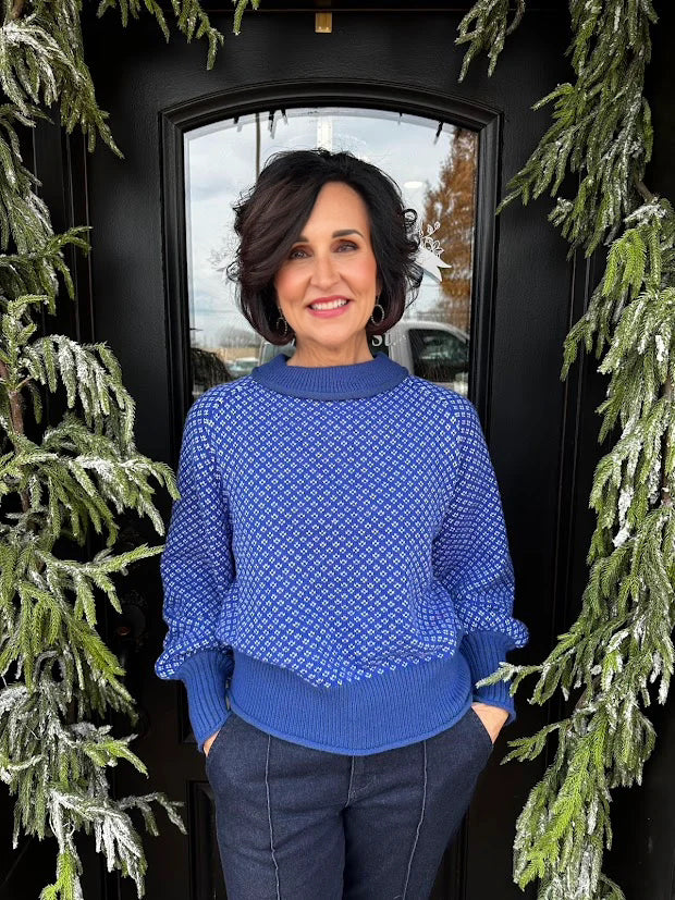 Blue Echo Sweater
