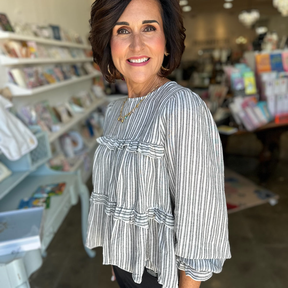 Striped Stephanie Top
