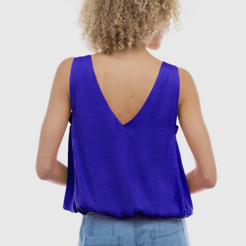 
                      
                        Sapphire Sleeveless Bubble Blouse
                      
                    