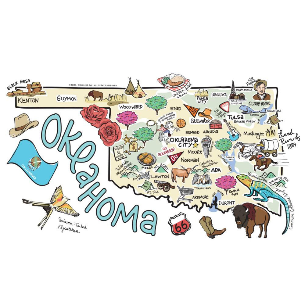 Swig Oklahoma Travel Mug-22 oz