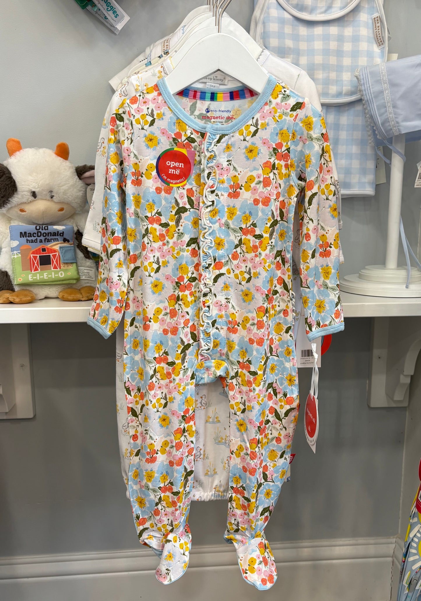 Seraphina Modal Magnetic Ruffle Footie 3-6M