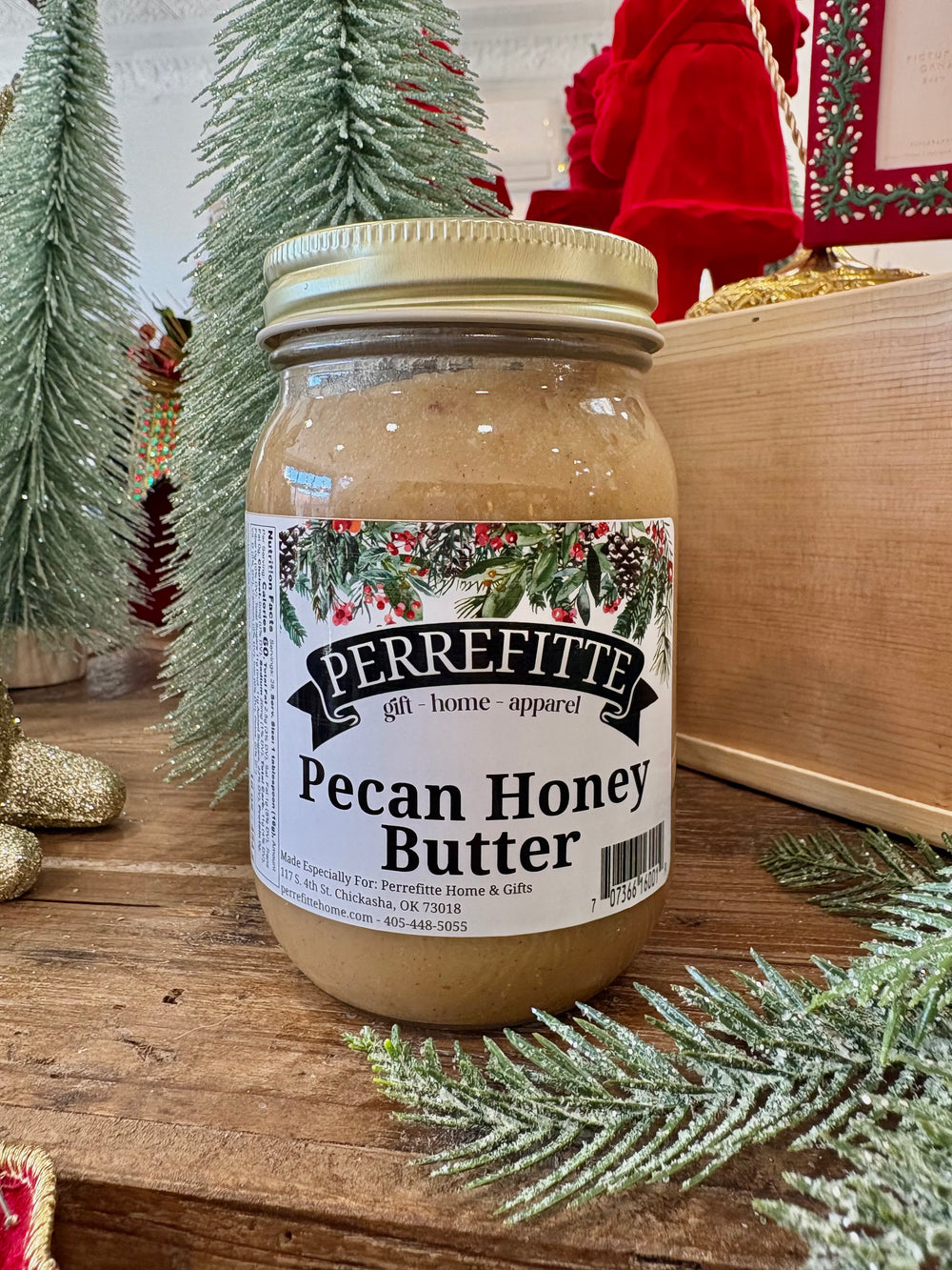 Pecan Honey Butter 16oz
