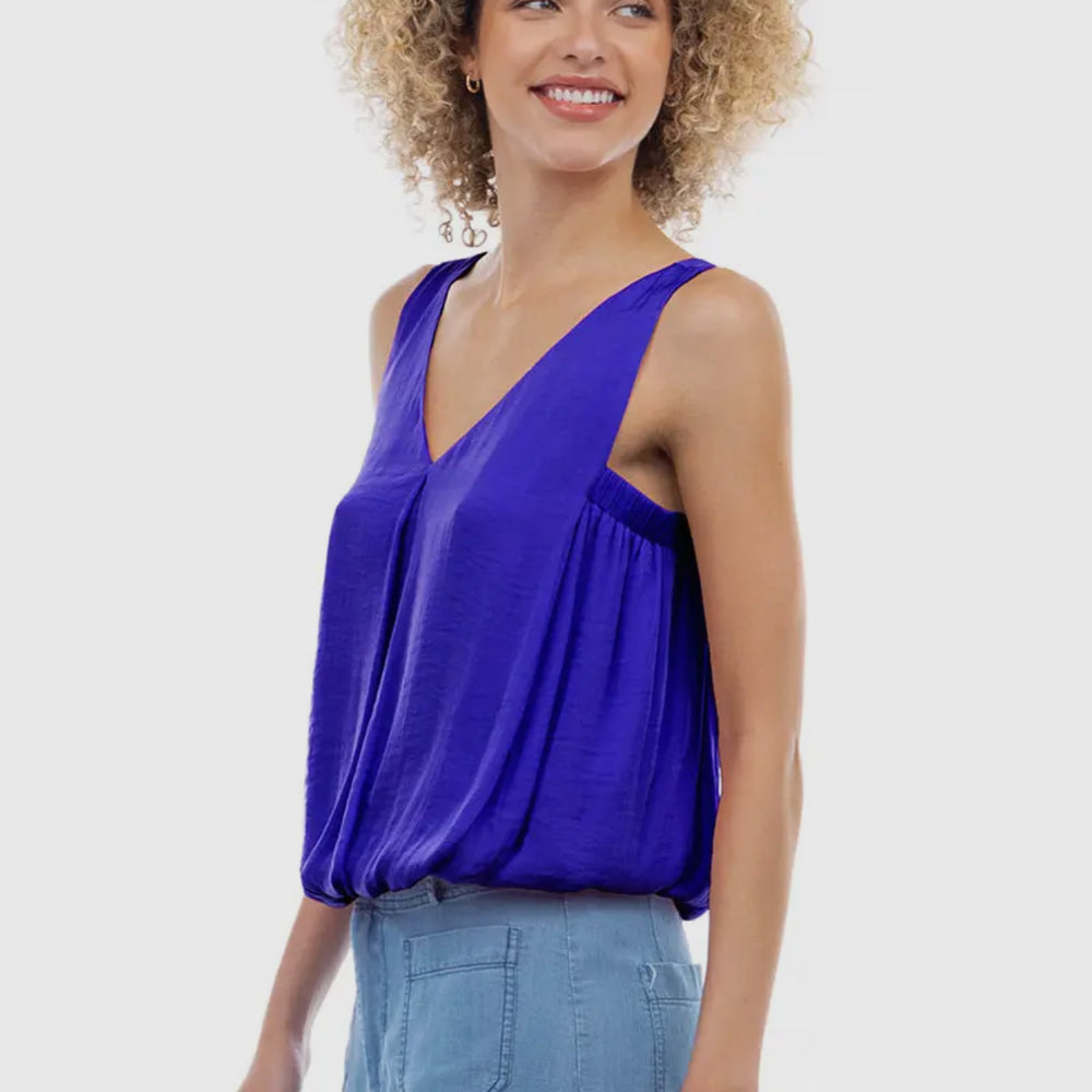 
                      
                        Sapphire Sleeveless Bubble Blouse
                      
                    