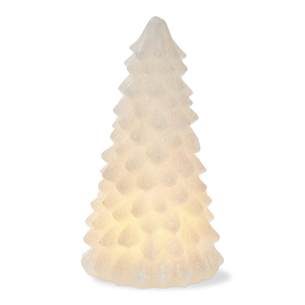 Snowy Pine Tree LED Candles