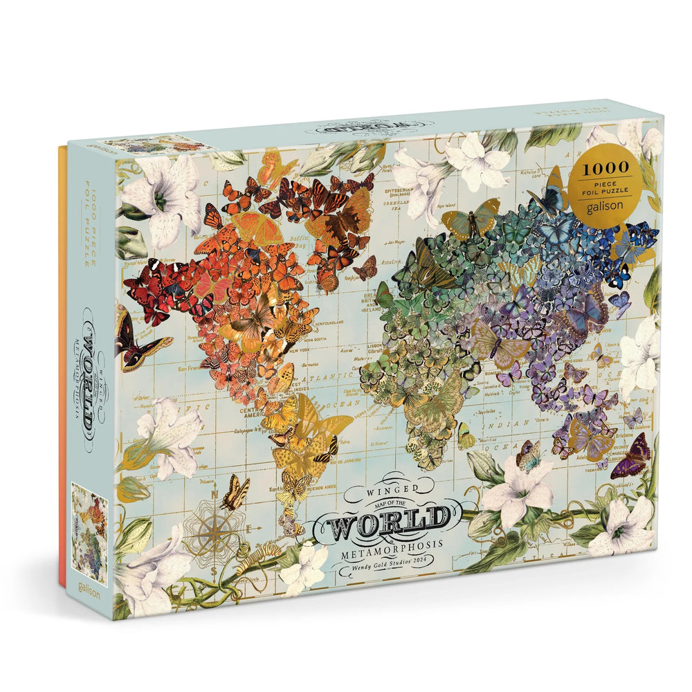 Winged Map Metamorphosis 1000pc Puzzle