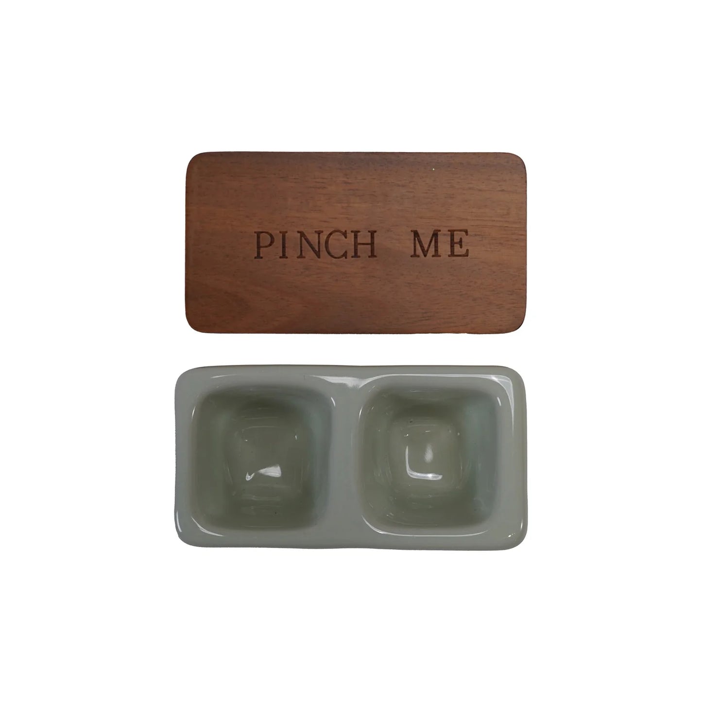 Pinch Pot With Wood Lid