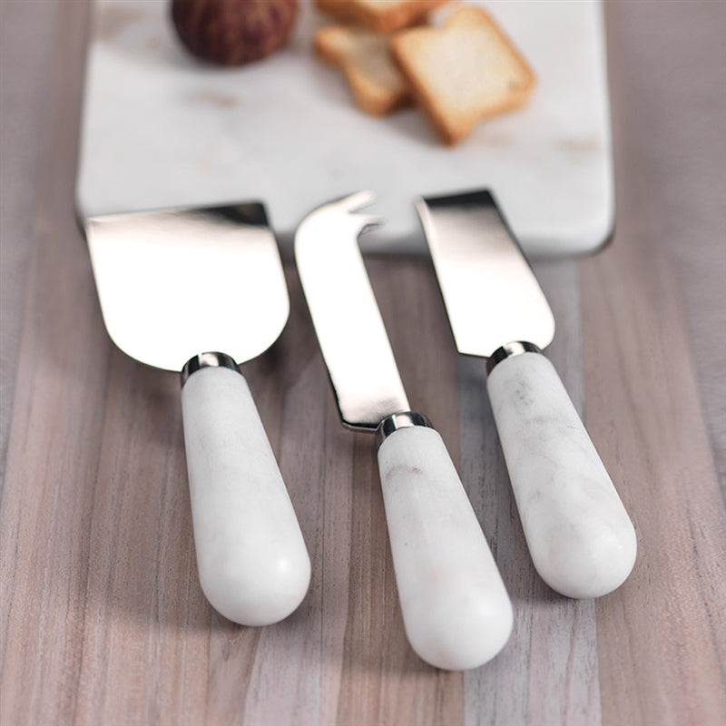 Marble set of 3 cheese knives(M&P)