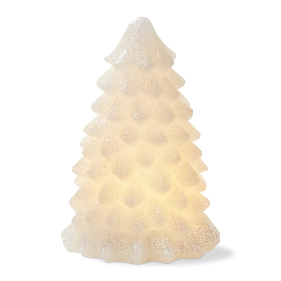 Snowy Pine Tree LED Candles