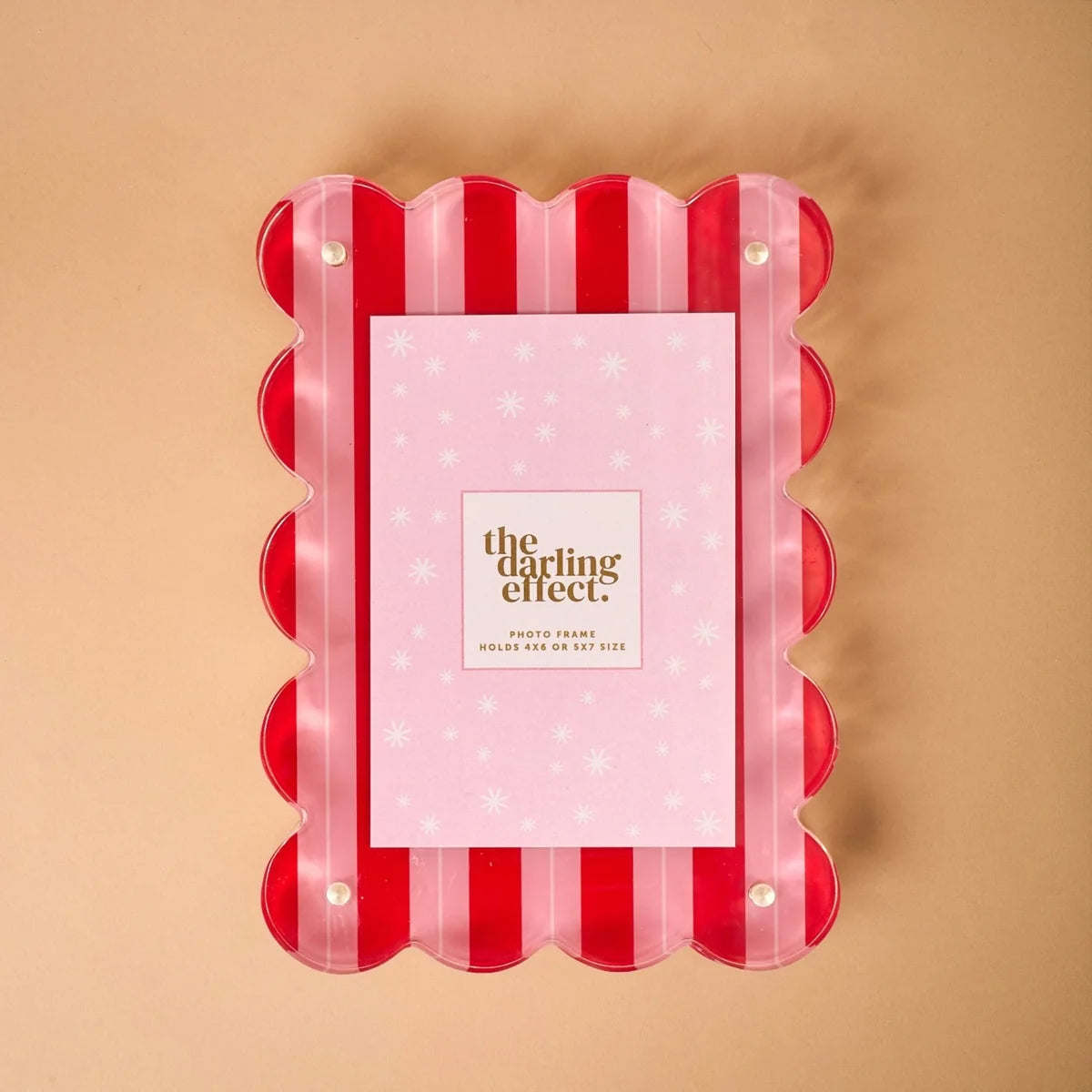 Peppermint Stripes Mini Acrylic Picture Frame