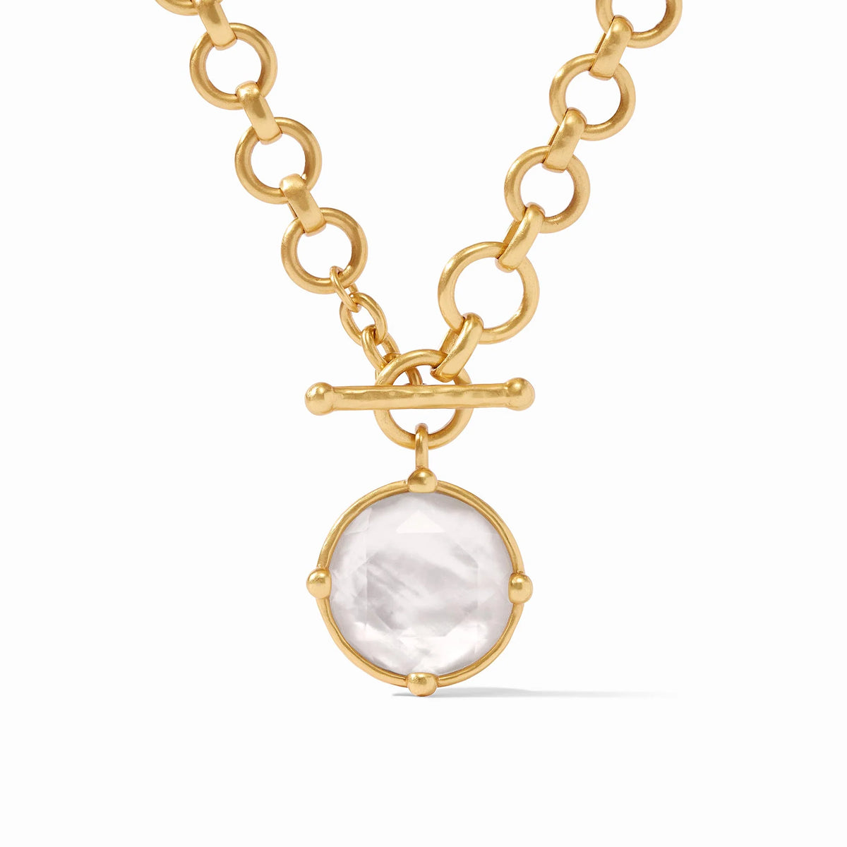 Honeybee Demi Necklace Iridescent Clear Crystal