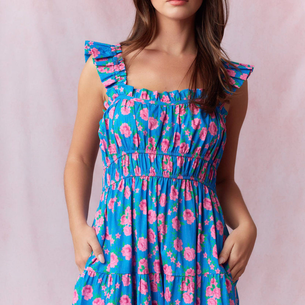 Pretty Poplin Midi Dress