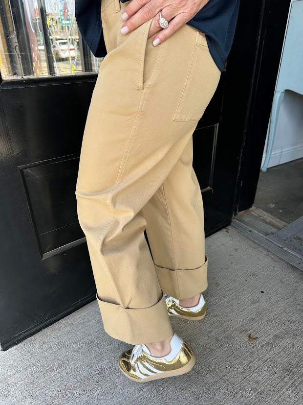 KUT Sienna High Rise Straight Leg Pants