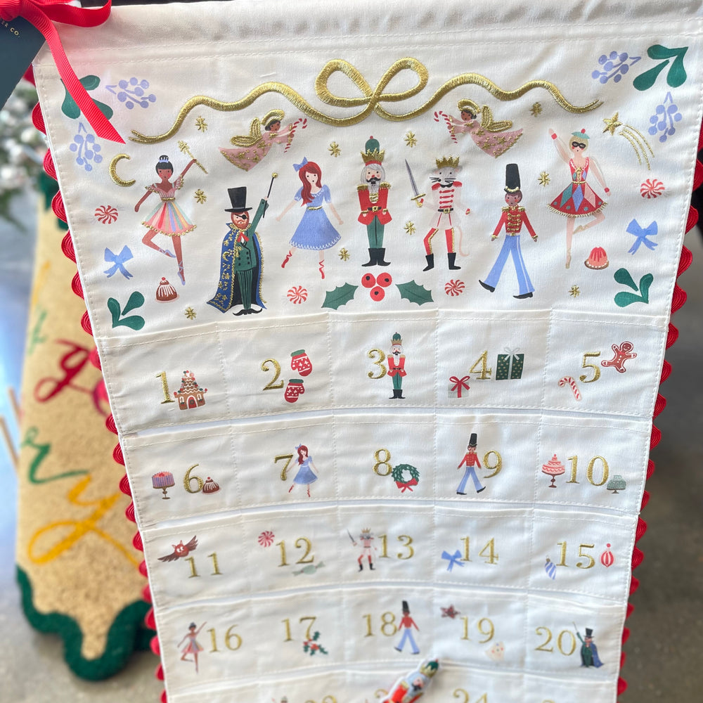 Nutcracker Embroidered Advent Calendar