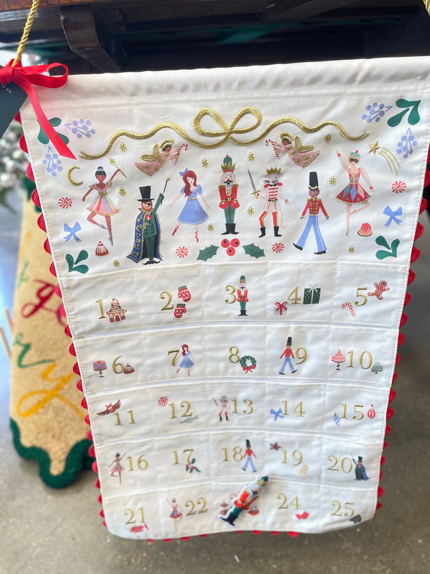 Nutcracker Embroidered Advent Calendar