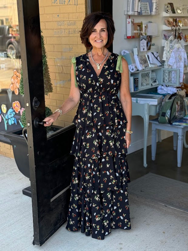 Shower Me With Flowers Tiered Dress