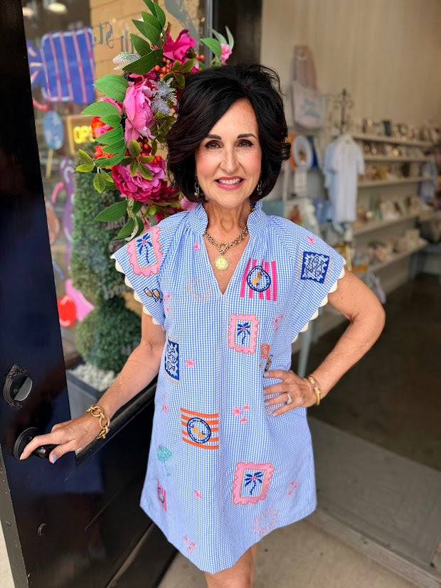 Maisie Embroidered Dress