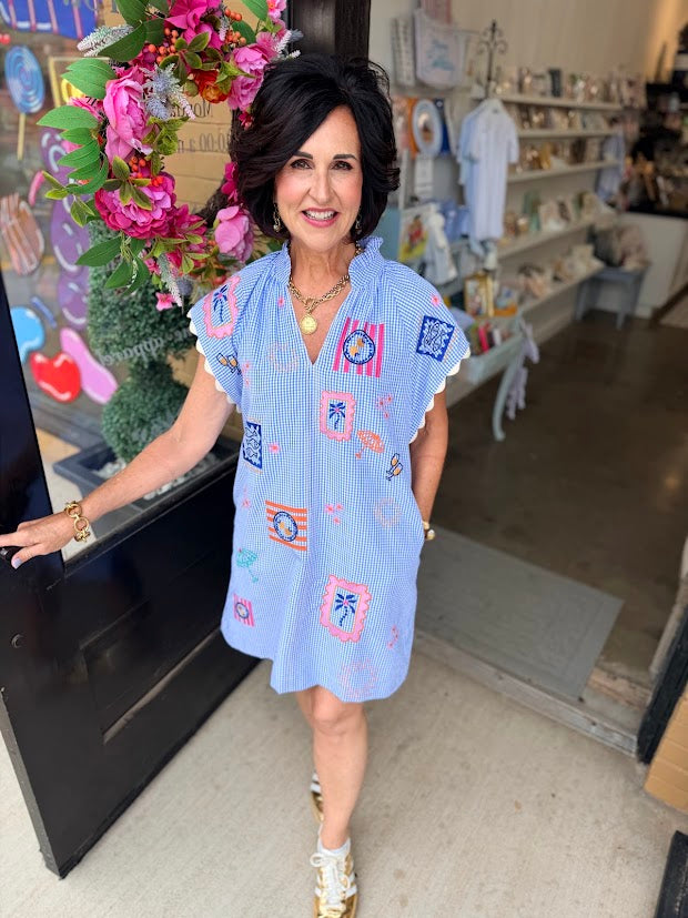 Maisie Embroidered Dress