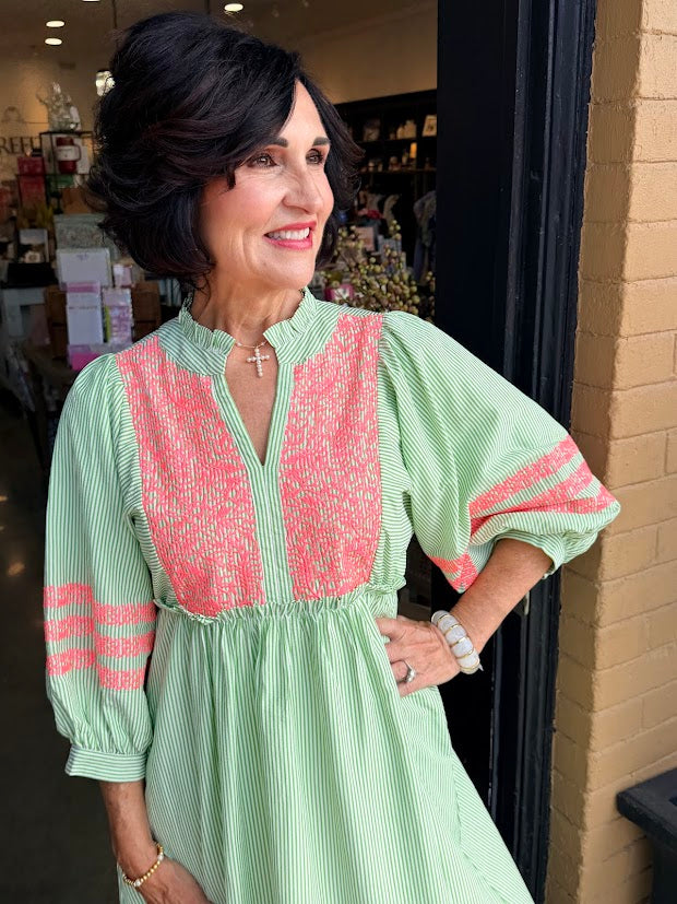 Coral Kissed Maxi Dress