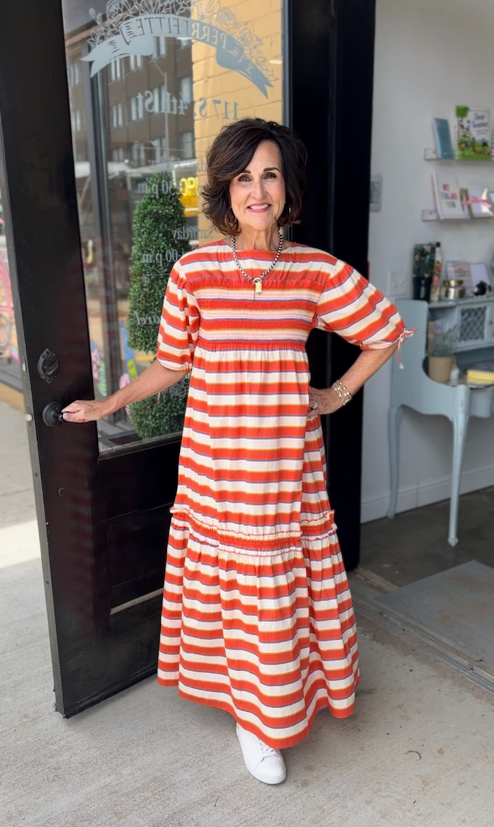 Hidalgo Stripe Katrin Dress
