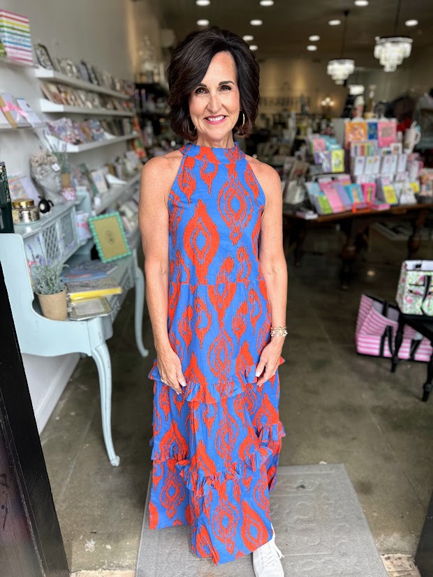 Zicatela Ikat Maiz Dress