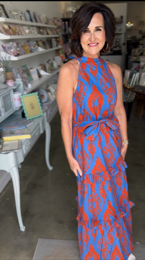 Zicatela Ikat Maiz Dress