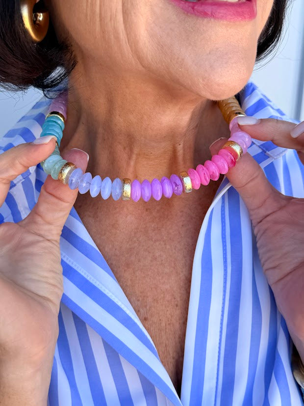 Calloway Pastel Beaded Necklace