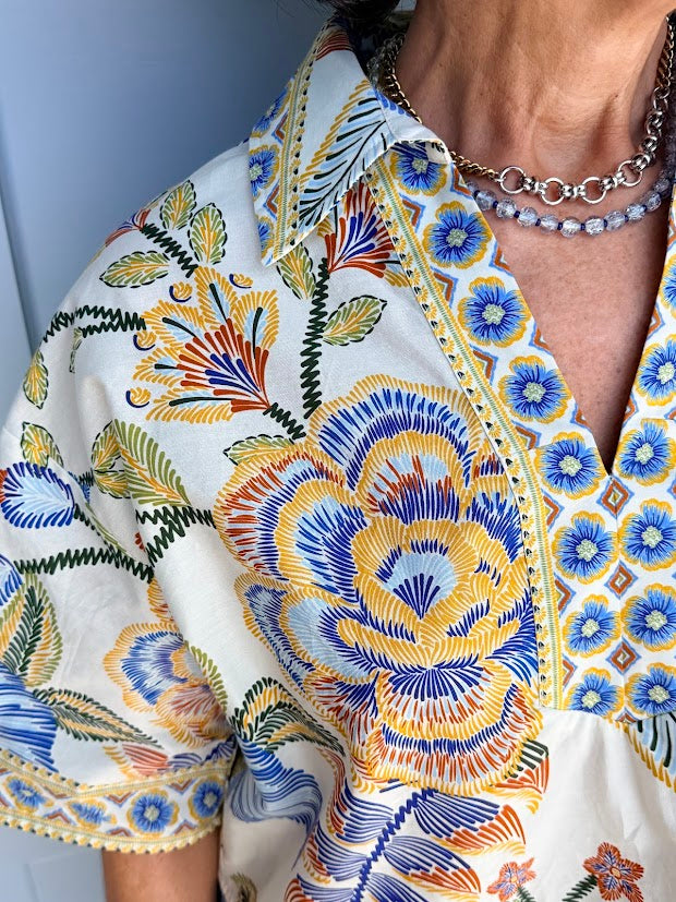 Summer Breeze Collar Top