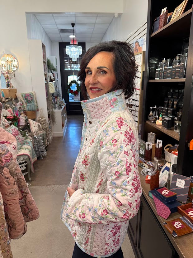 Ida Mae Lynette Stripe Quilted Jacket