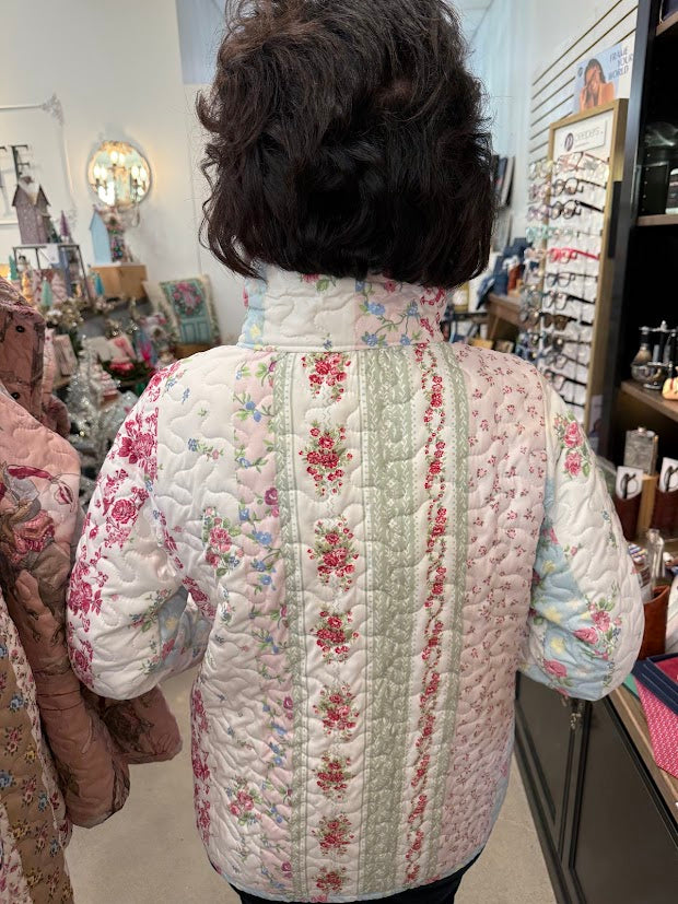 
                      
                        Ida Mae Lynette Stripe Quilted Jacket
                      
                    