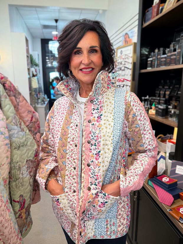 Ida Mae Paige Quilted Snap Jacket