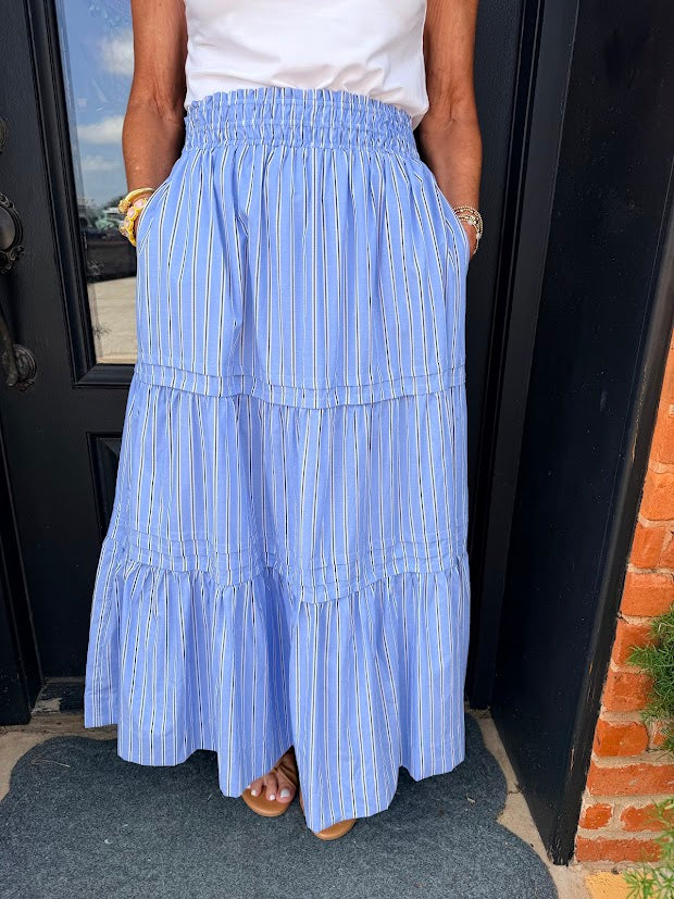 Madison Maxi Striped Skirt