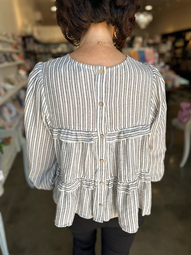 
                      
                        Striped Stephanie Top
                      
                    