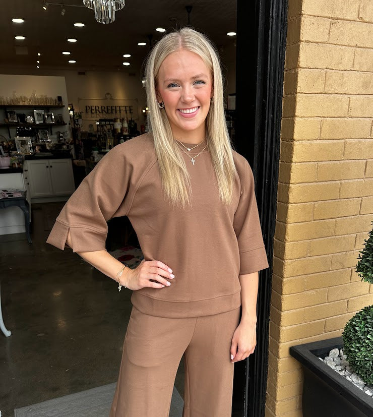 Carmel Raglan Top
