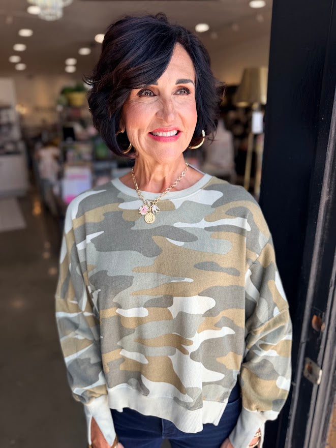 Dear John Riviera Camo Sweatshirt