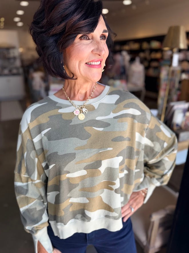 Dear John Riviera Camo Sweatshirt