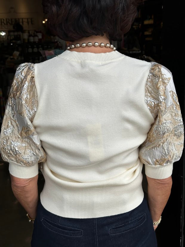 
                      
                        Cream Josephine Sweater
                      
                    