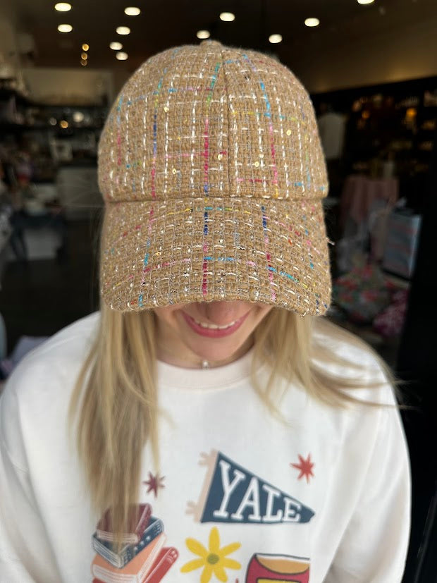Tweed Baseball Hat