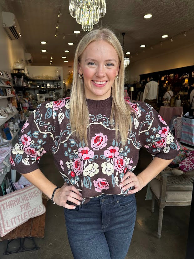 CoCo Floral Sweater